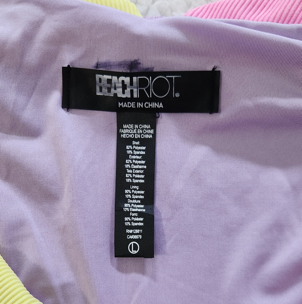 Beach Riot Victoria Bottom In Sublime Spring Colorblock - Picture 10 of 10